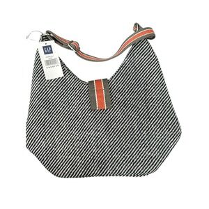 GAP NWT Vtg Wool Blend Hobo Shoulder Bag Canvas Strap Retro, Y2K, 90s 11x8x5